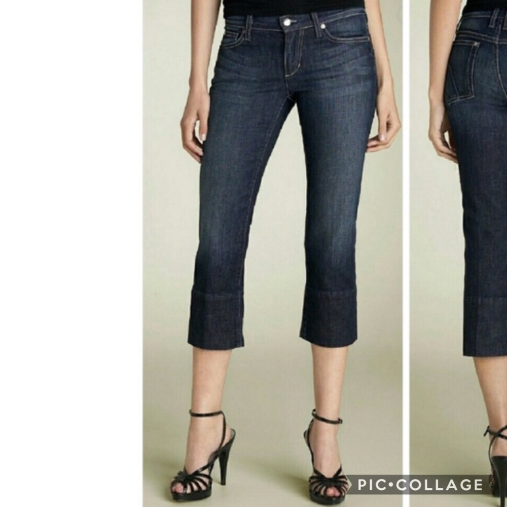 7 For all mankind Dojo low rise crop jeans size 27
